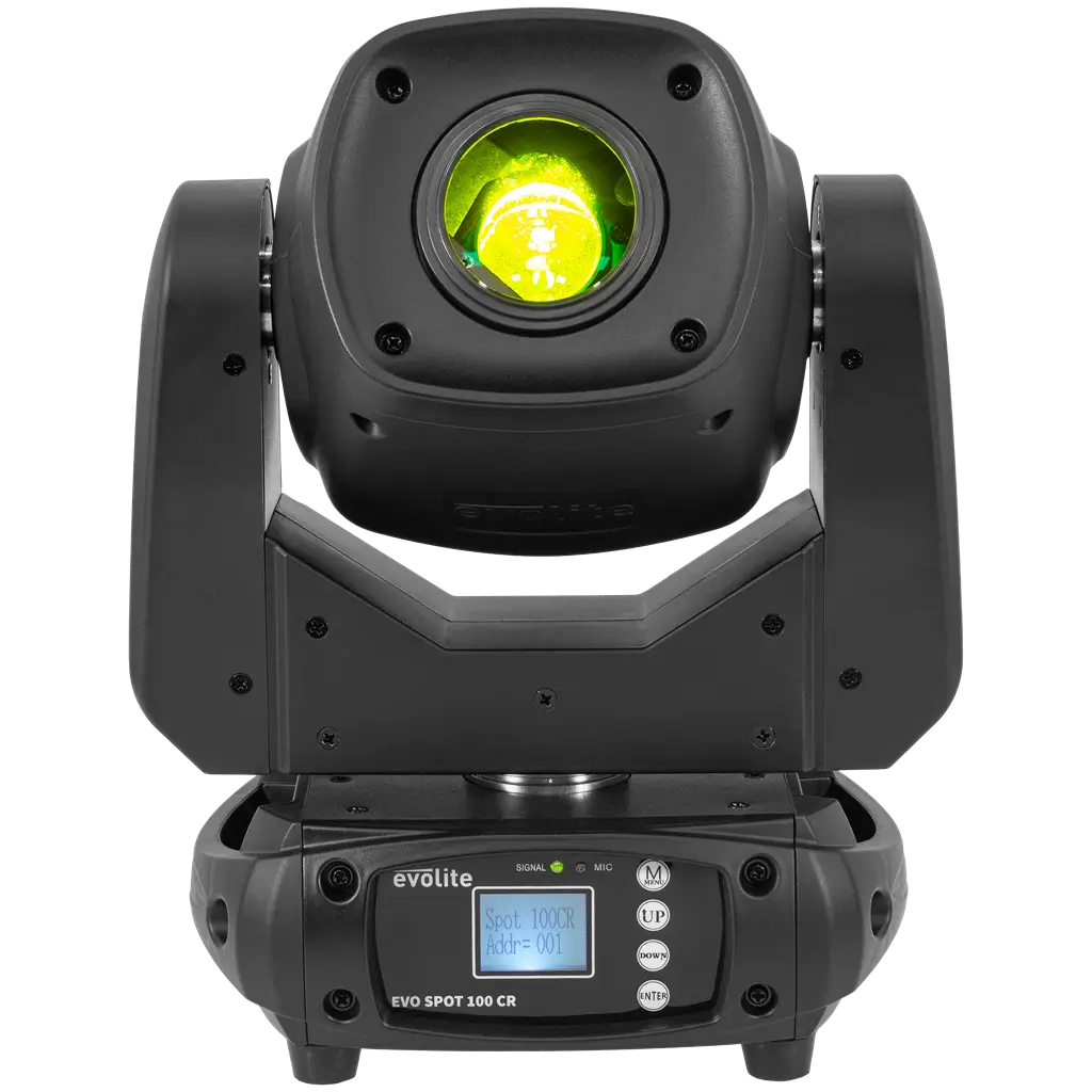 Projecteur spot 100 W – Evo Spot 100 CR Evolite – LED multicolore &amp; contrôle DMX