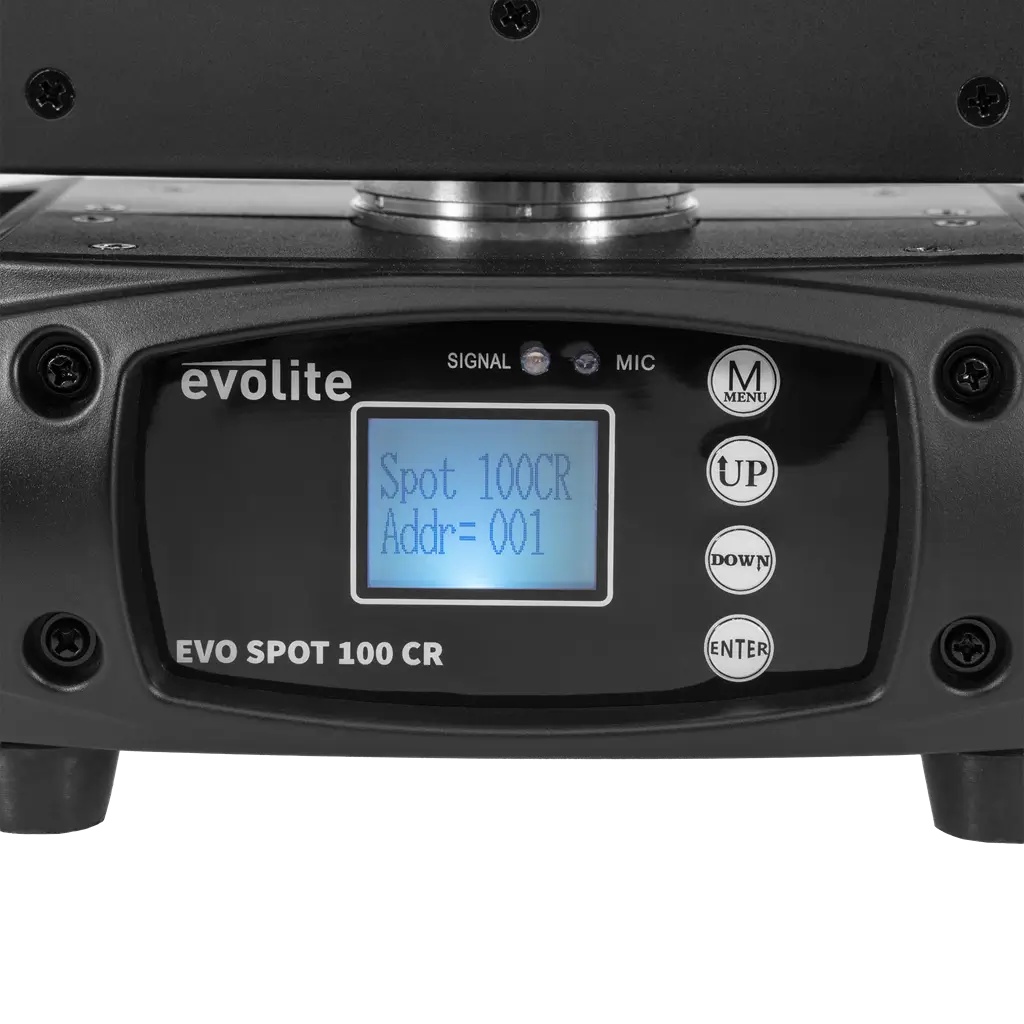 Projecteur spot 100 W – Evo Spot 100 CR Evolite – LED multicolore &amp; contrôle DMX