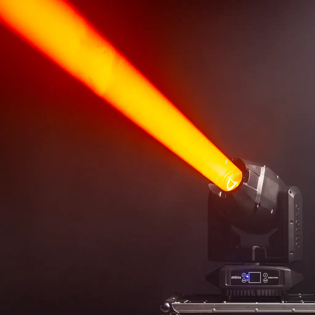 Projecteur hybride 250 W – Shield H250 IP65 Evolite – Utilisation intérieure et extérieure - DMX &amp; Gobos