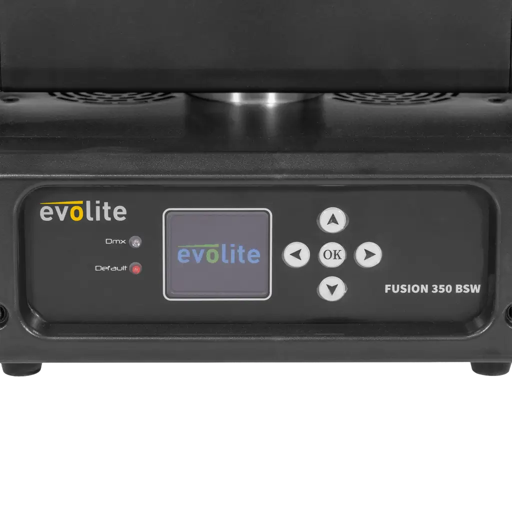 Pack 2 projecteurs hybrides 350 W en flight case – Fusion 350 BSW Set Evolite – Beam, Spot &amp; Wash intelligents