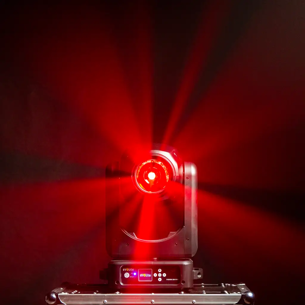 Pack 2 projecteurs hybrides 350 W en flight case – Fusion 350 BSW Set Evolite – Beam, Spot &amp; Wash intelligents