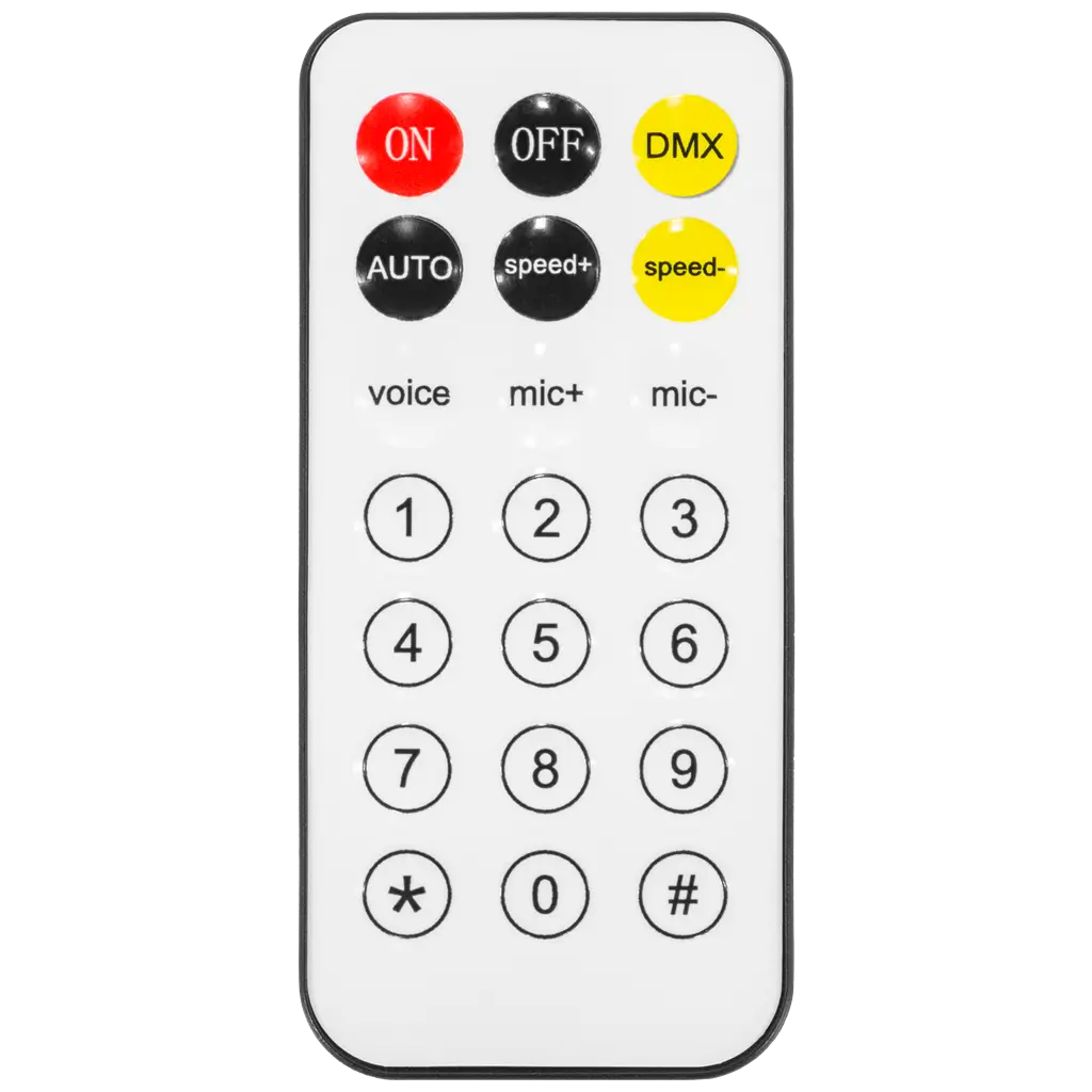 Projecteur multifonction 50 W – UFO Wing BoomTone DJ – LED + LASER + stroboscope + faisceaux, pilotable en DMX