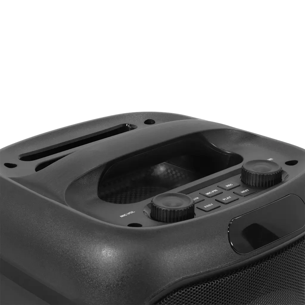 Enceinte portable – Cube 200 BoomTone DJ – Bluetooth 5.0, batterie intégrée &amp; éclairage LED