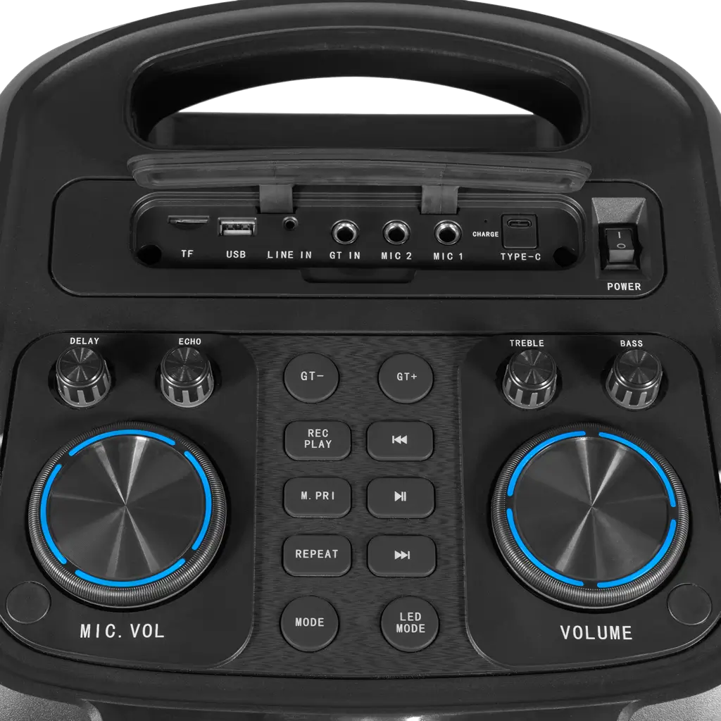 Enceinte portable – Boomaster 900 BoomTone DJ – 900 W, Bluetooth 5.0 &amp; éclairage LED