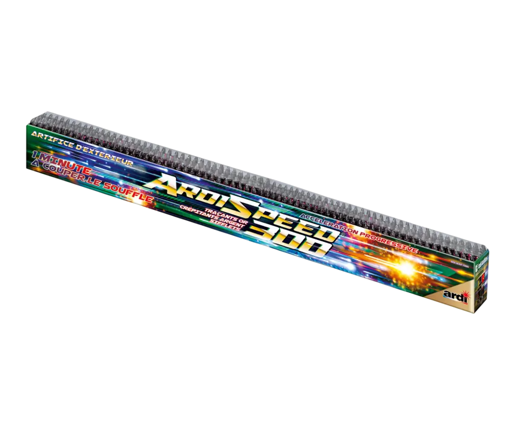 Feu d&#39;Artifice Compact ARDI-SPEED® 300 - 300 Tirs - 60 secondes