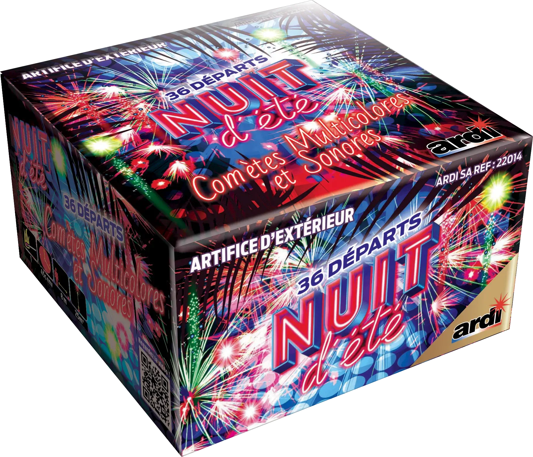 Feu d&#39;Artifice Compact NUIT D&#39;ÉTÉ® - 36 Tirs - 25 secondes