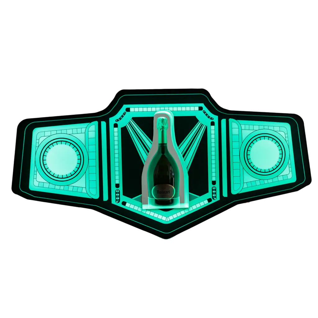 Rituel de service “Boxe” – Présentoir bouteille VIP lumineux | By Sparklers®