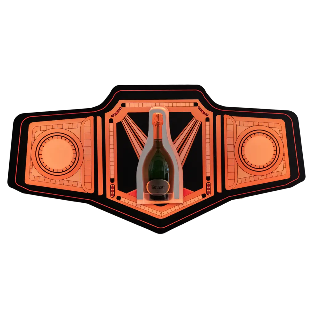 Rituel de service “Boxe” – Présentoir bouteille VIP lumineux 90 cm | By Sparklers®