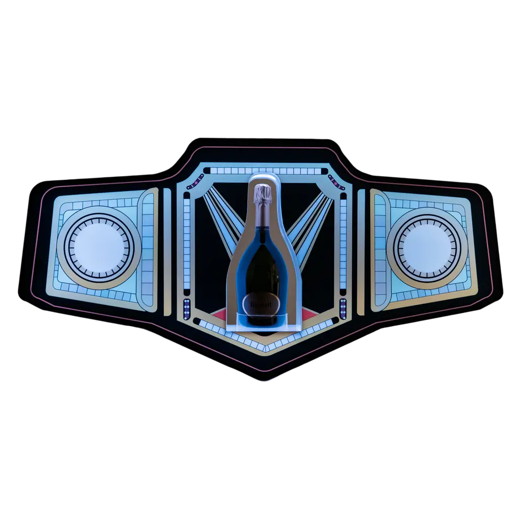 Rituel de service “Boxe” – Présentoir bouteille VIP lumineux 90 cm | By Sparklers®