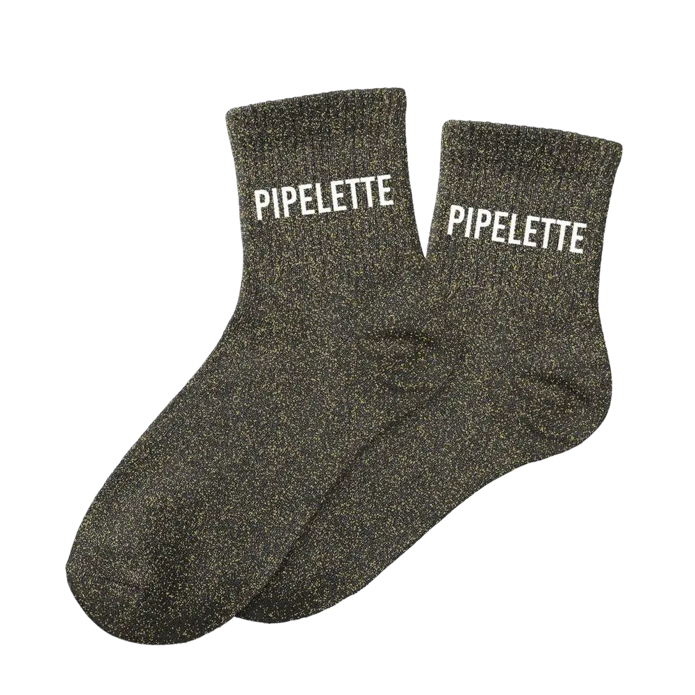 Chaussettes paillettes Pipelette – Taille unique 36–42