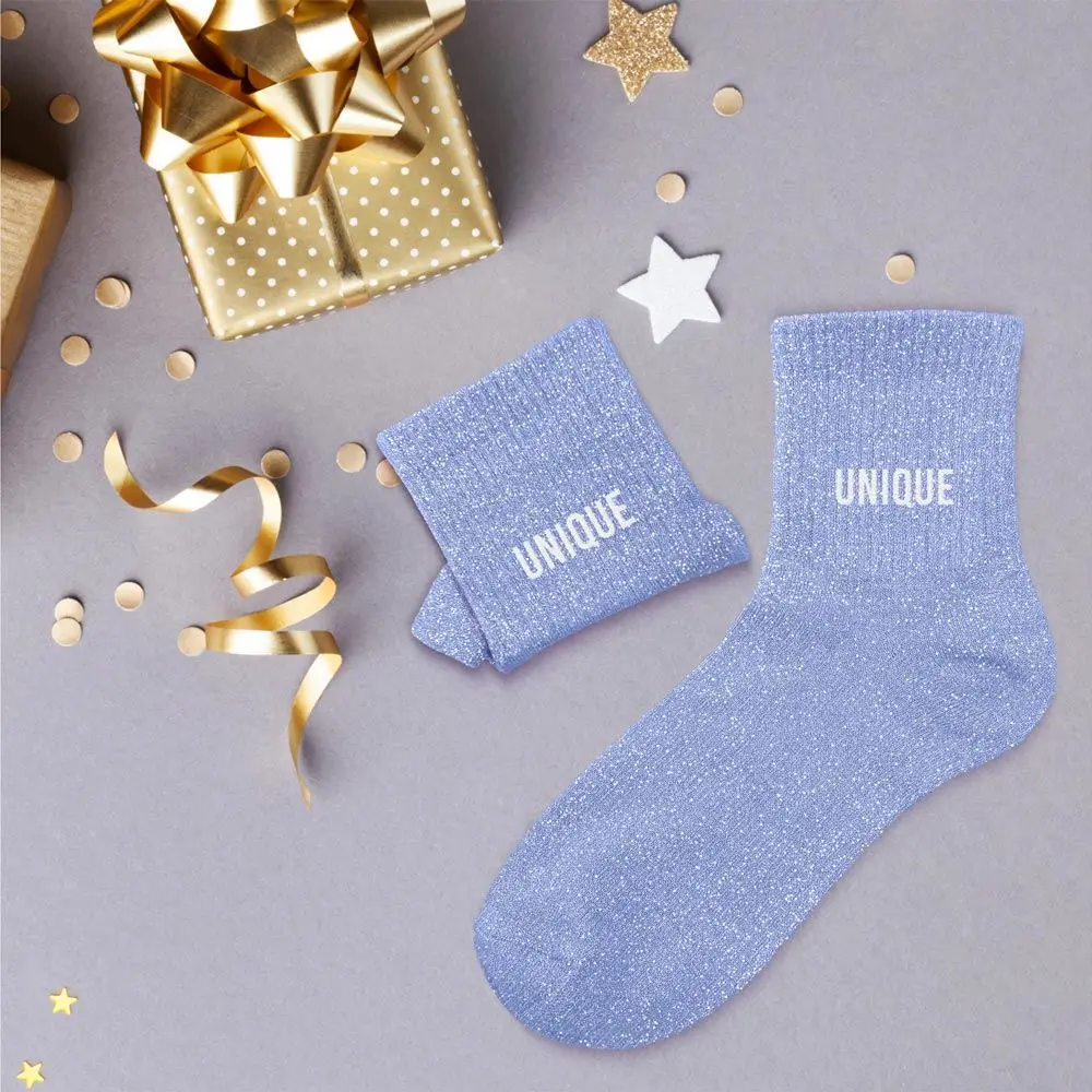 Chaussettes paillettes Unique – Taille unique 36–42