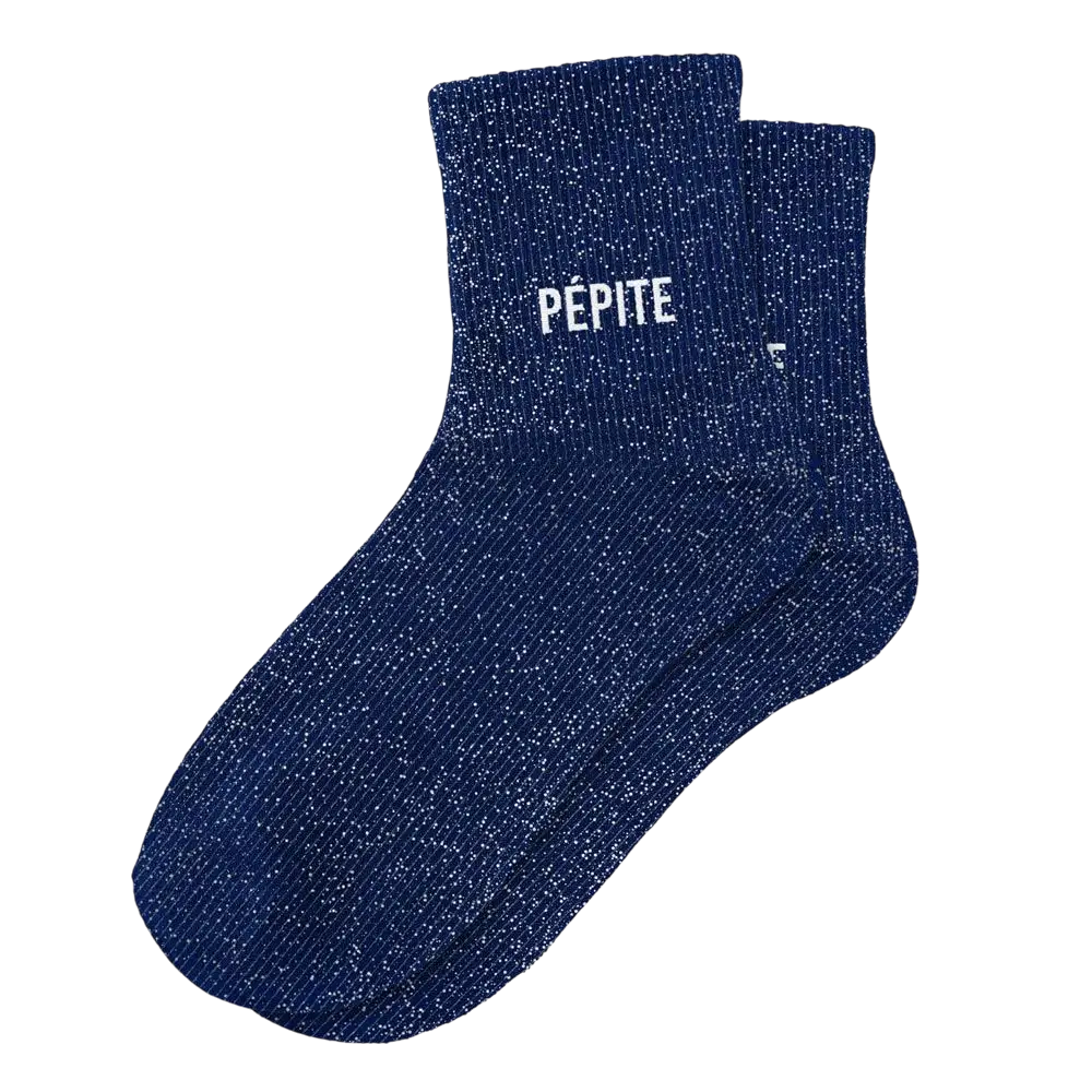 Chaussettes paillettes Pepite – Taille unique 36–42