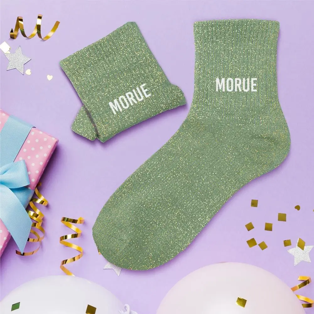 Chaussettes paillettes Morue – Taille unique 36–42