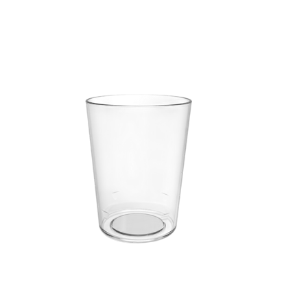 Verre à bière conique incassable - 30 cl utile 33 cl à ras bord