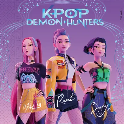 Serviette K-POP Demon Hunters - Lot de 20