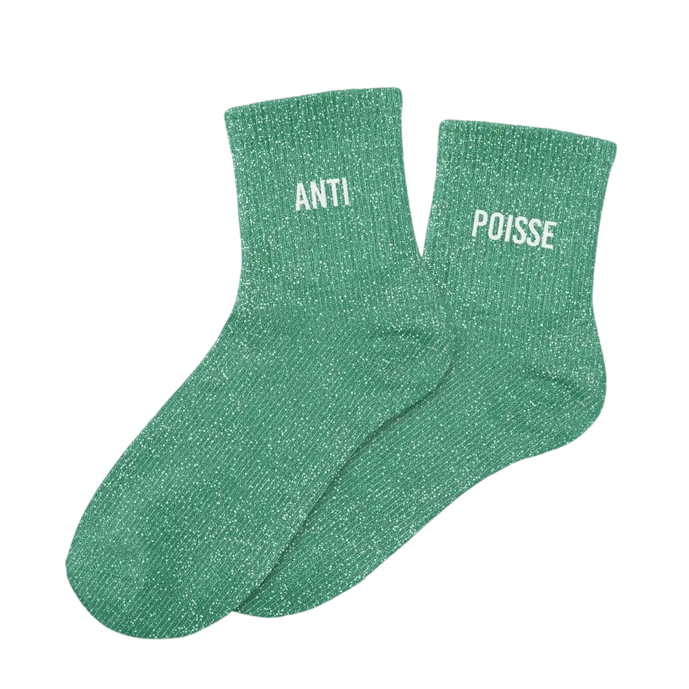 Chaussettes Paillettes Duo Anti Poisse – Taille Unique 36–42