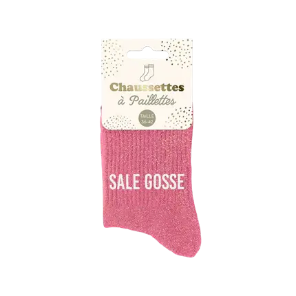 Chaussettes Paillettes Sale Gosse – Taille Unique 36–42