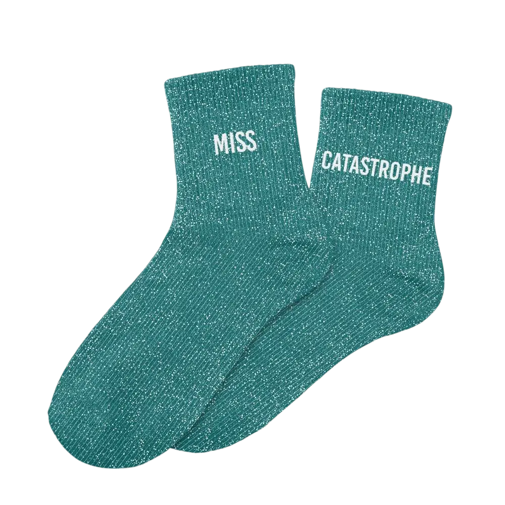 Chaussettes Paillettes Duo Miss Catastrophe – Taille Unique 36–42