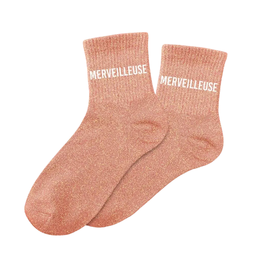 Chaussettes Paillettes Merveilleuse – Taille Unique 36–42
