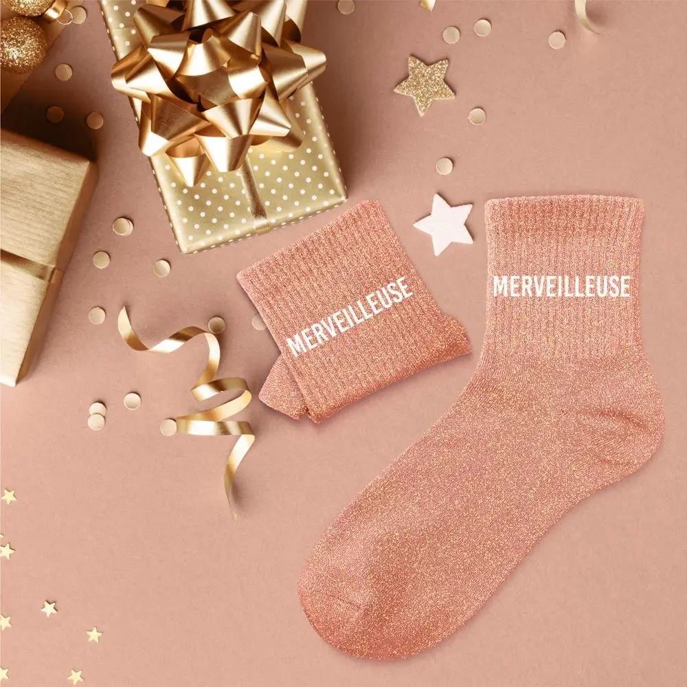 Chaussettes Paillettes Merveilleuse – Taille Unique 36–42