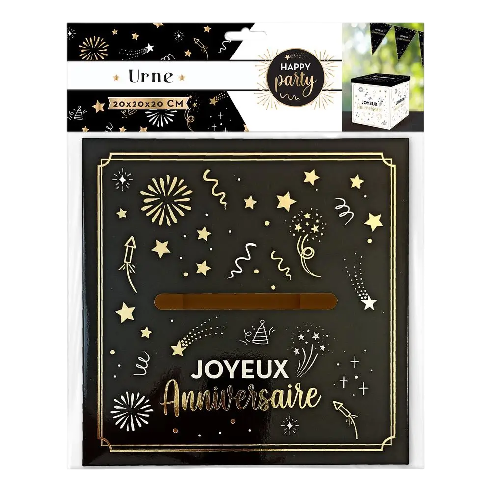 Urne Anniversaire Happy Party