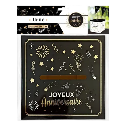 Urne Anniversaire Happy Party