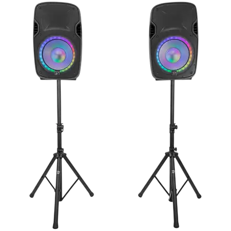 Pack Sono 2 Enceintes 12'' - BoomTone DJ PS212A LED Set