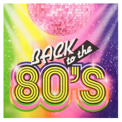 Serviette 80's - Lot de 20