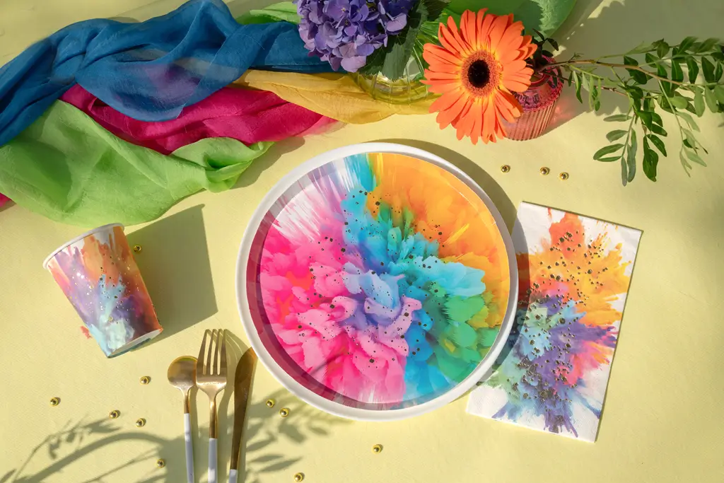 Gobelet Holi Fête des couleurs – Lot de 6