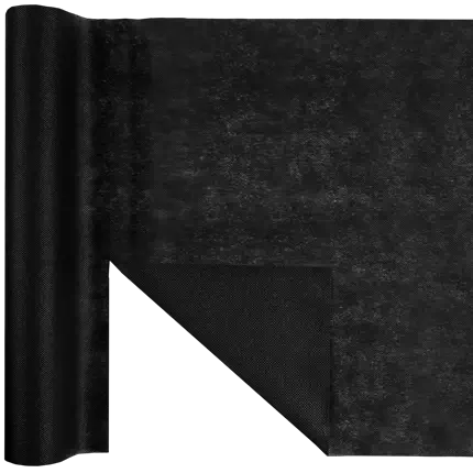 Chemin de table Harmony 4,8 m prédécoupé – Noir