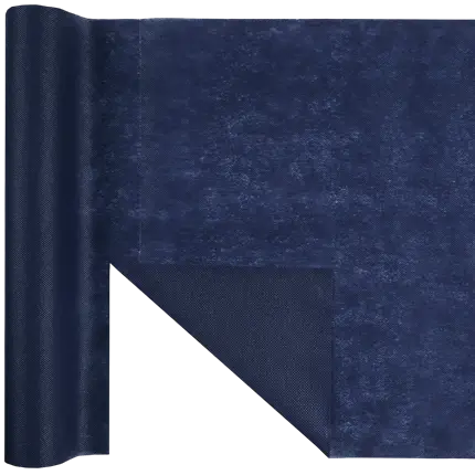 Chemin de table Harmony 4,8 m prédécoupé – Bleu marine