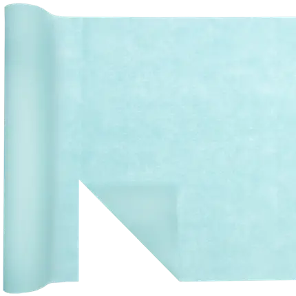 Chemin de table Harmony 4,8 m prédécoupé – Bleu clair