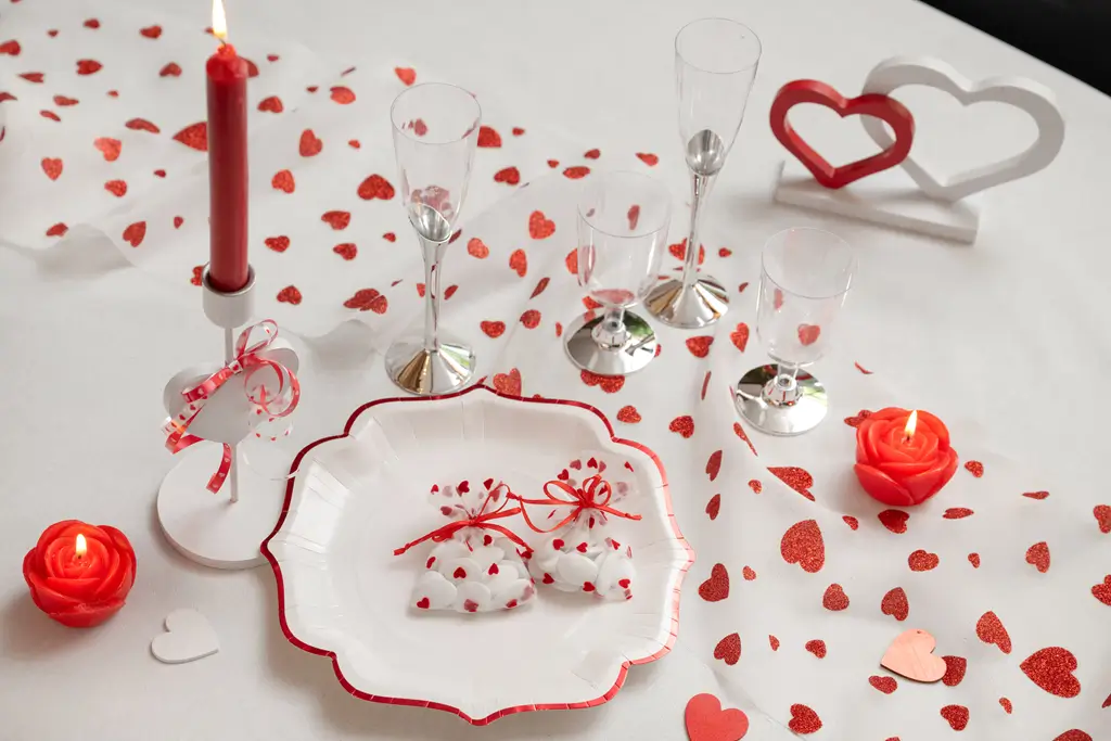 Bougie décorative fleur Rose sculptée – Rouge