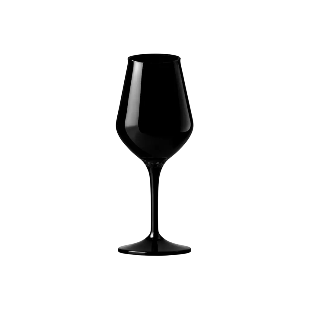 Verre à vin Athena noir incassable en Tritan - 47 cl