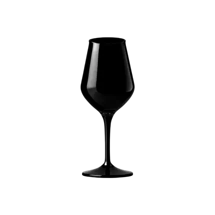 Verre à vin "Athena" noir incassable en Tritan - 47 cl