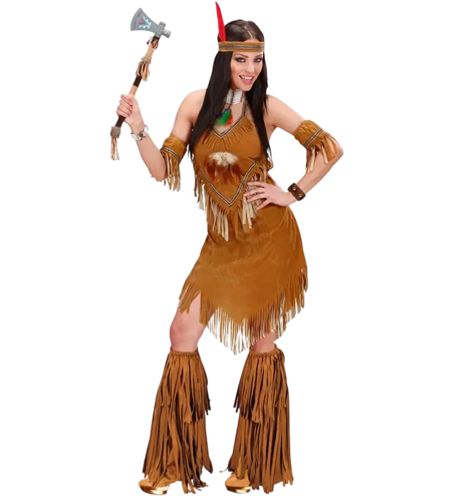 Surbottes Cowboy Western à Franges Effet Daim – Accessoire de Déguisement