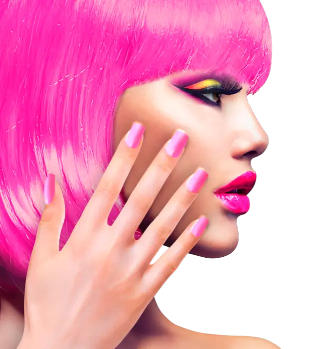 Set de 12 Ongles Roses Néon Auto-Adhésifs Effet Vernis – Faux Ongles Manucure