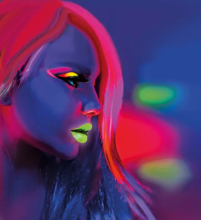 Boîte Display de 24 Rouges à Lèvres Fluo 6 ml – Rose, Jaune, Vert, Orange Néon – Maquillage Déguisement