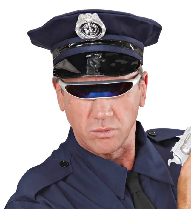 Lunettes Robot Argent Métallisé – Accessoire Déguisement Futuriste