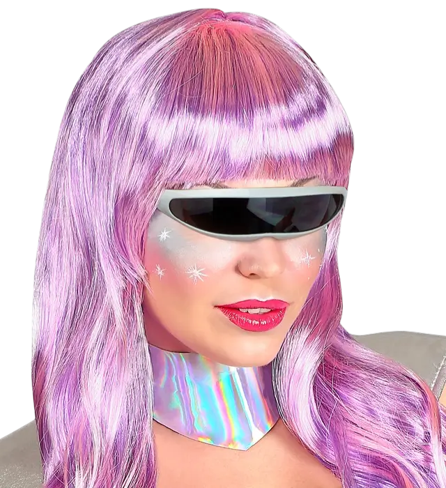 Lunettes Robot Argent Métallisé – Accessoire Déguisement Futuriste