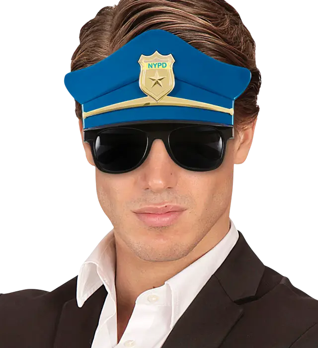Lunettes Officier de Police Aviateur – Accessoire Déguisement Policier