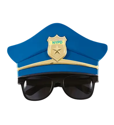 Lunettes Officier de Police Aviateur – Accessoire Déguisement Policier