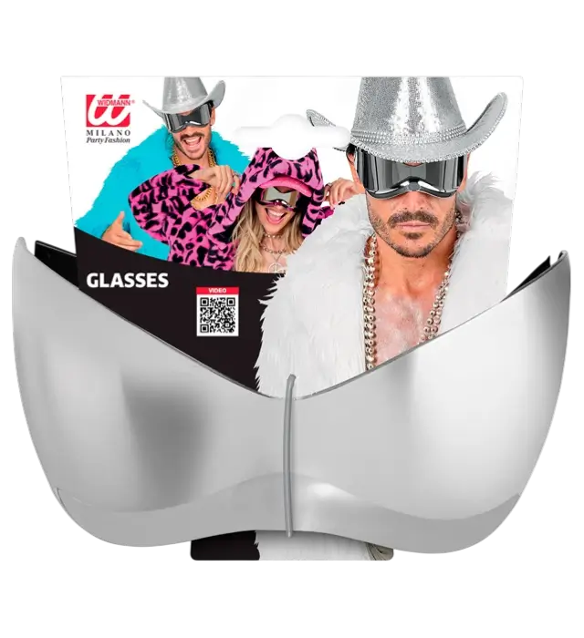 Lunettes Super Miroir – Lunettes de Soleil Effet Miroir – Accessoire Déguisement