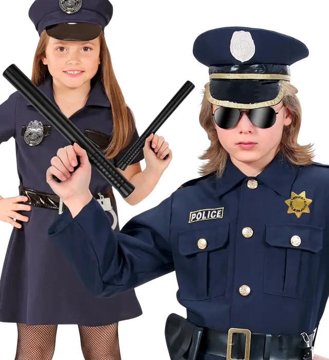 Matraque de Policier 29 cm – Accessoire Déguisement Police