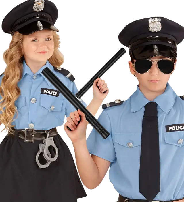 Matraque de Policier 29 cm – Accessoire Déguisement Police