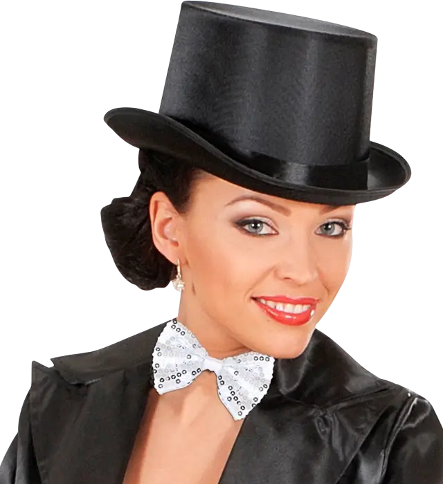 Nœud Papillon Sequin Argent – Accessoire Déguisement Brillant Soirée, Fête et Réveillon