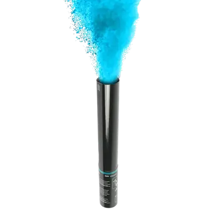 Canon à poudre Holi manuel 40 cm - Bleu