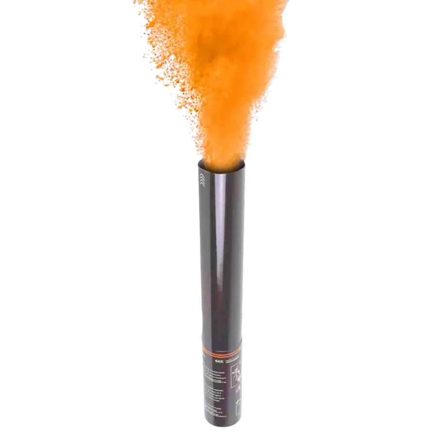 Canon à poudre Holi manuel 40 cm - Orange