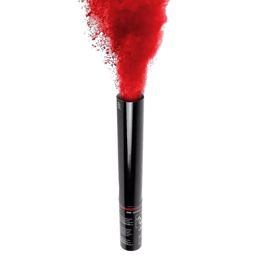 Canon à poudre Holi manuel 40 cm - Rouge