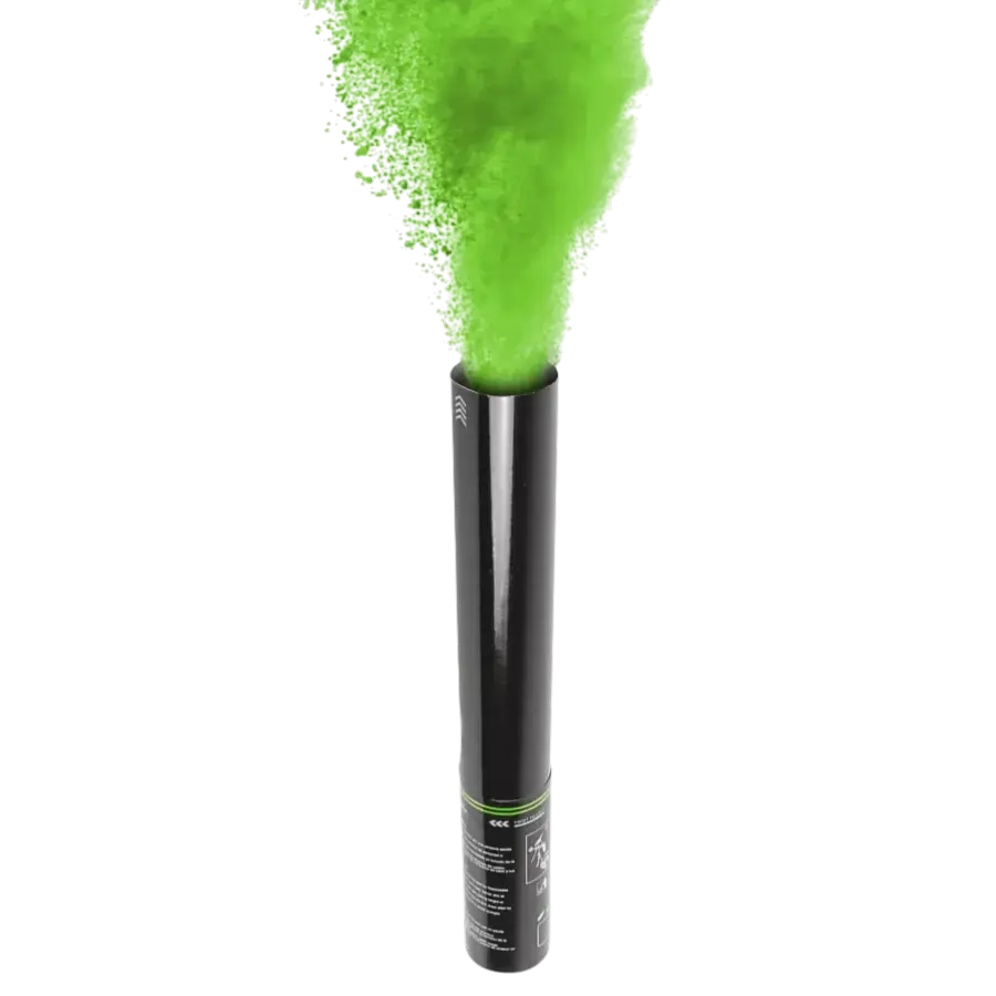 Canon à poudre Holi manuel 40 cm - Vert